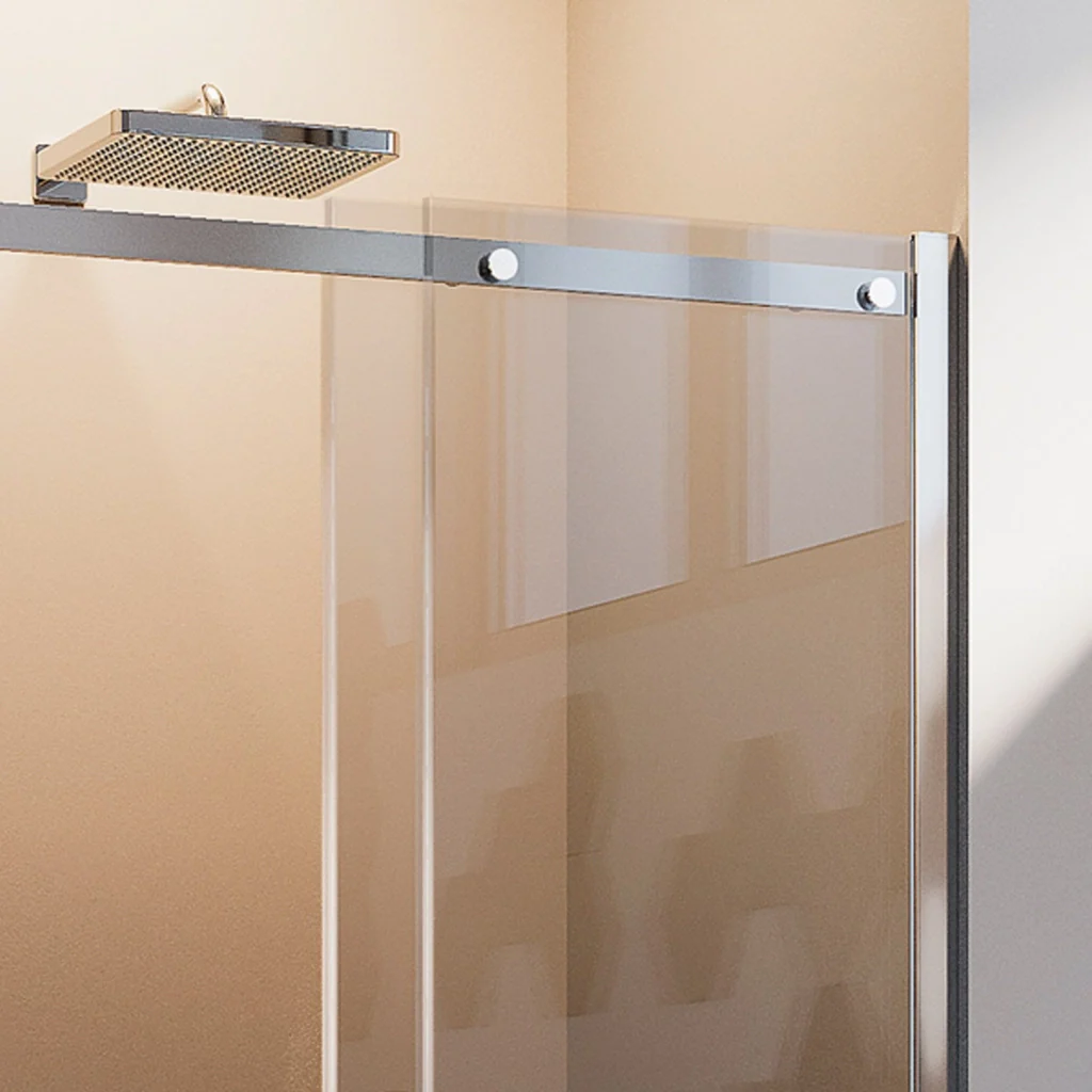 Porta Doccia 120CM H200 Vetro Trasparente 8mm Versione Sinistra con Easy-Clean mod. Prime - Image 4