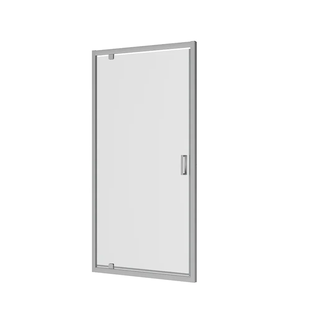 Porta doccia 75 cm apertura a battente vetro opaco | Apulia - Image 4
