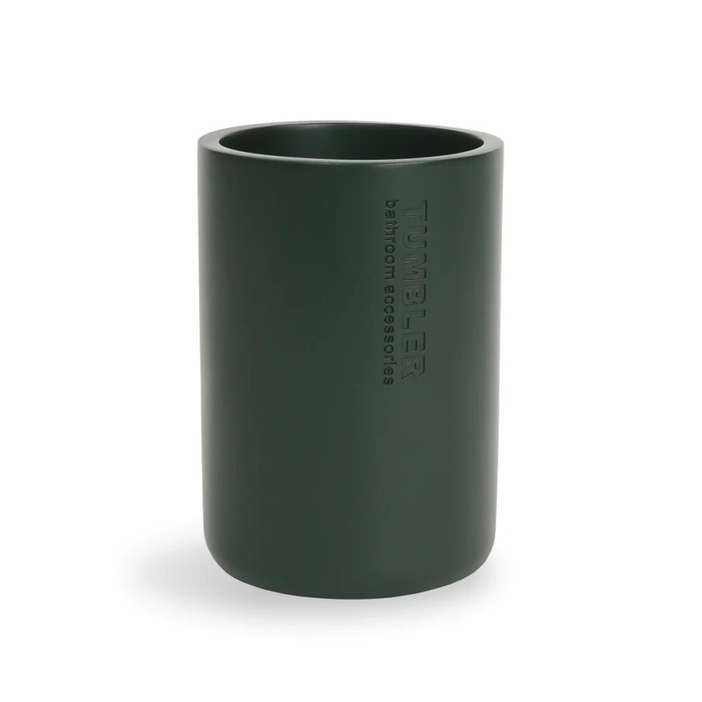 PORTA SPAZZOLINI ANNIKA- Verde Forest - D. 7,7 x 11 cm- METAF- pezzi 1 - Image 2