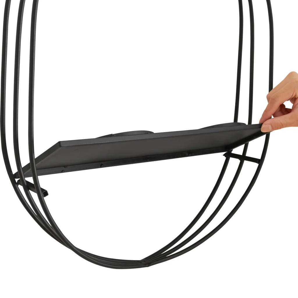 Portapiante da Parete Vestby 61 x 46,5 x 15 cm Nero [en.casa] - Image 5