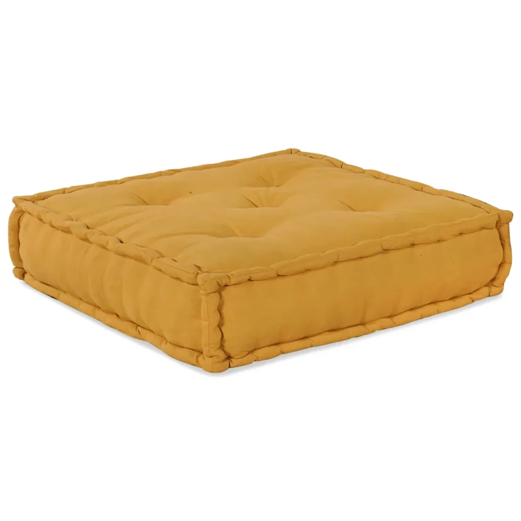 Unità di Divano Modulare 3 pcs Giallo Tessuto 3315082 - Image 3