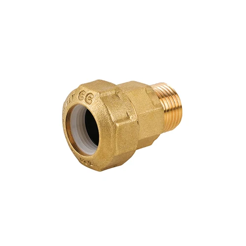 RACCORDO MASCHIO IN OTTONE PER TUBO PE- 11/4 x 40- CAVAL- pezzi 1