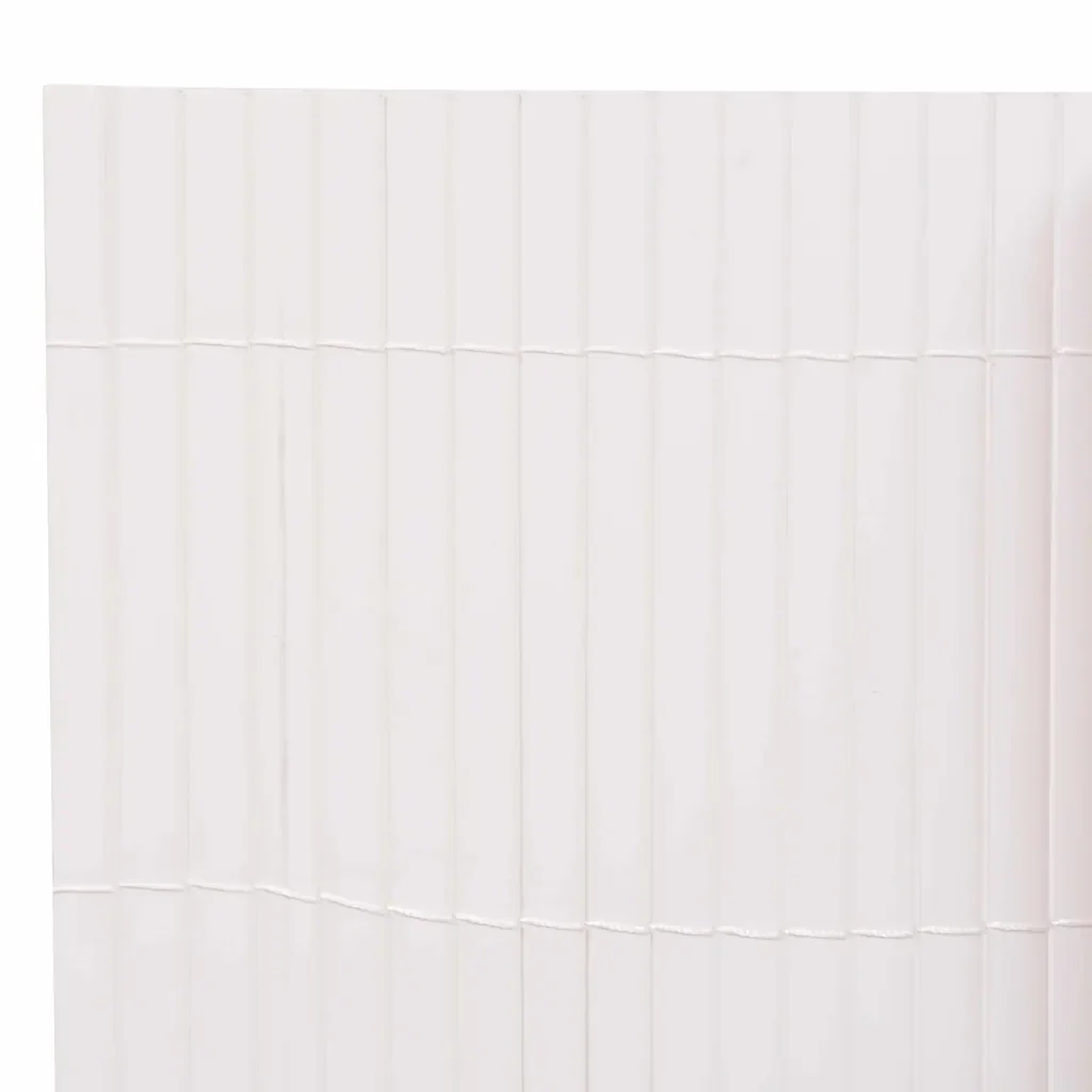 Recinzione per Giardino Bianco 150 x 500 cm PVC 43637 - Image 4