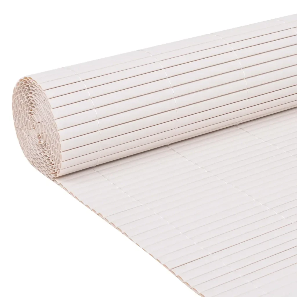 Recinzione per Giardino Bianco 150 x 500 cm PVC 43637 - Image 5
