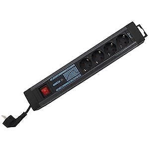 REV 0015462513 prolunghe e multiple 2,5 m 4 presa(e) AC Nero - Image 2