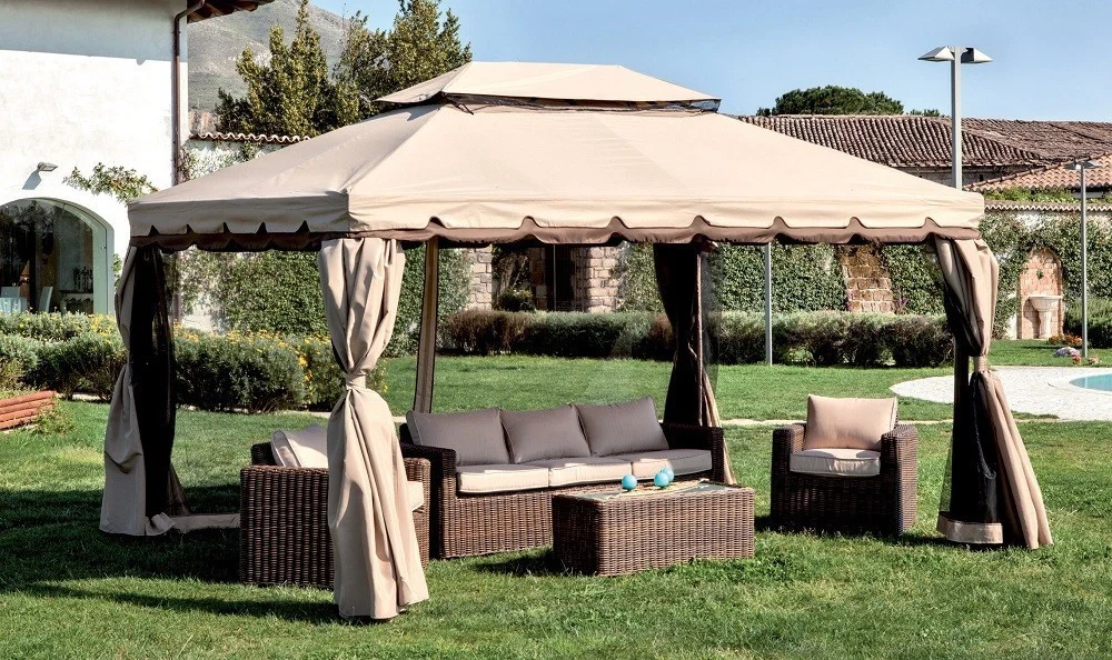 RICAMBIO SET 4 TELI MOSCHIERA PER GAZEBO ADVENTURE/RIYAD MT.3X4 Zanzariere - Image 2