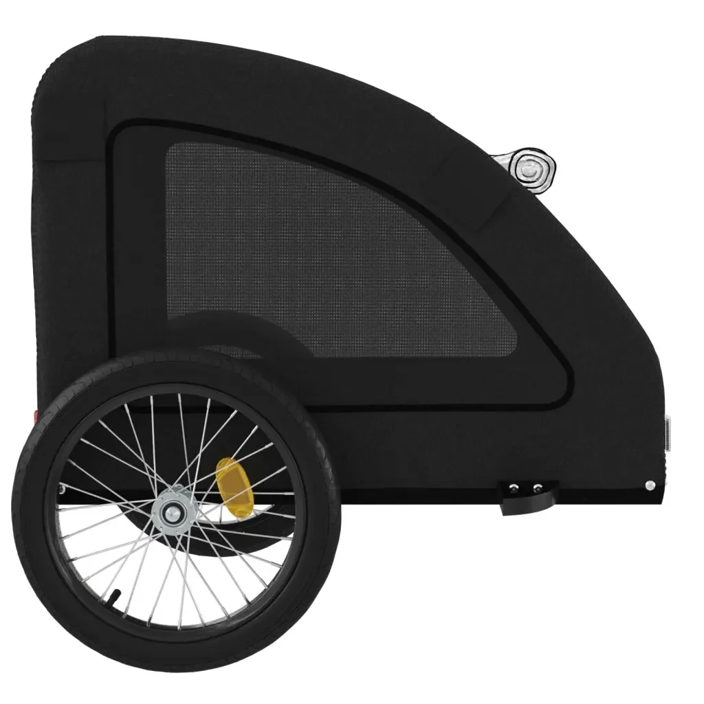 Rimorchio da Bici per Animali Nero Oxford e Ferro 93968 - Image 7