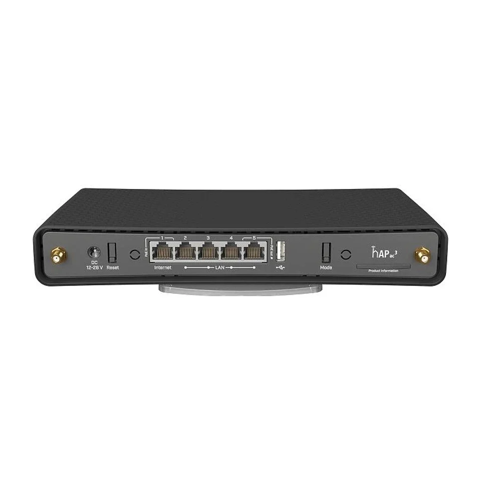 Router wireless Mikrotik hAP ac³ Gigabit Ethernet Dual-band (2,4 GHz / 5 GHz) nero - Image 3