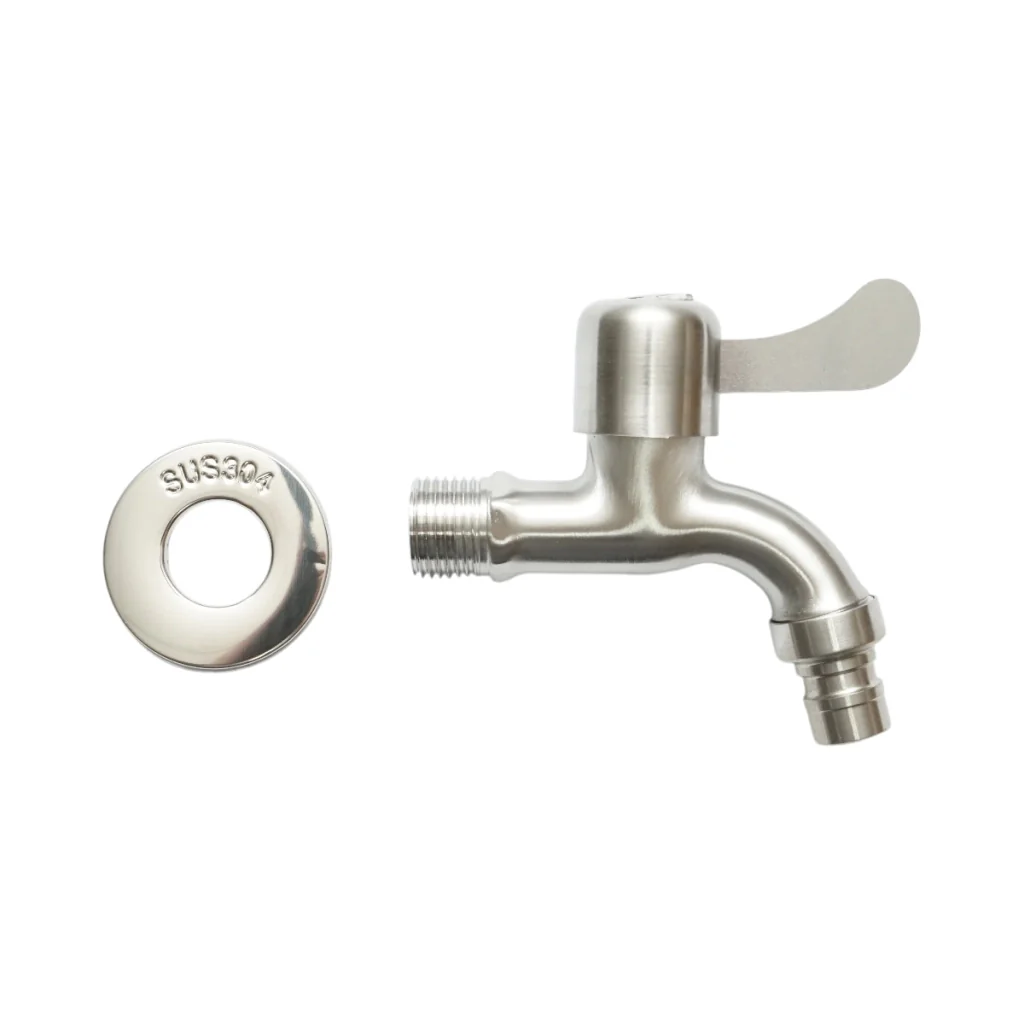Rubinetto per acqua di servizio, a parete, in acciaio inox - Image 5