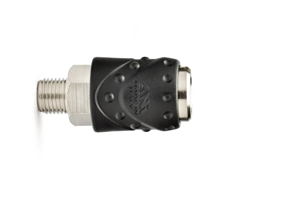RUBINETTO RAPIDO A SFERA UNIVERSALE FILETTATO 1/4 M (BL)