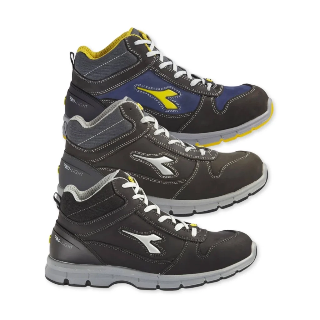 Run Mid S3 ESD SRC Scarponcino Alto Antinfortunistico da Lavoro | Diadora Utility 46