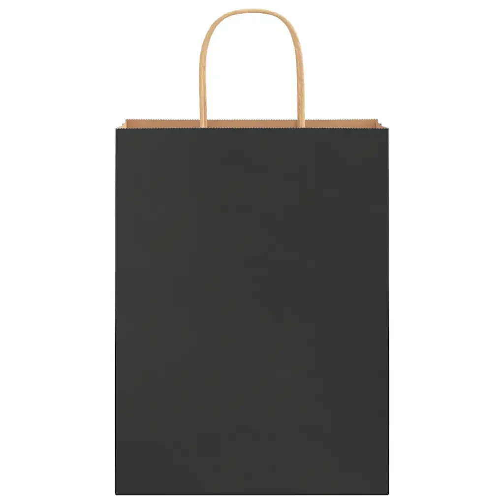 Sacchetti di Carta 250 pz con Manici Neri 26x12x35 cm 4101646 - Image 4