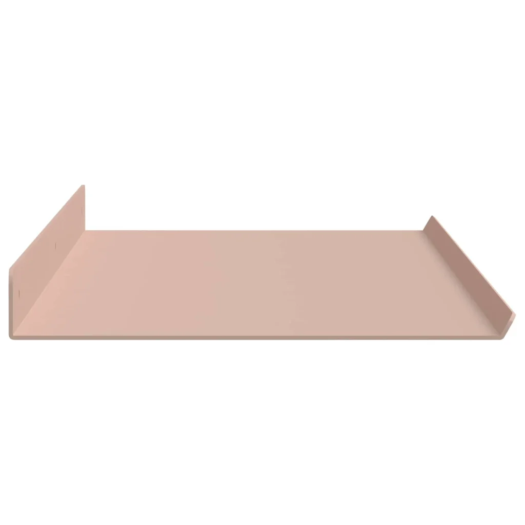 Mensola sospesa 4 pcs Rosa 80 x 18 x 2,5 cm Acciaio 8004035 - Image 6