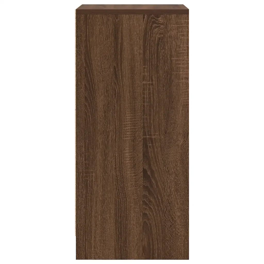 Scarpiera Rovere Marrone 29,5x34x76 cm in Legno Multistrato 861865 - Image 7