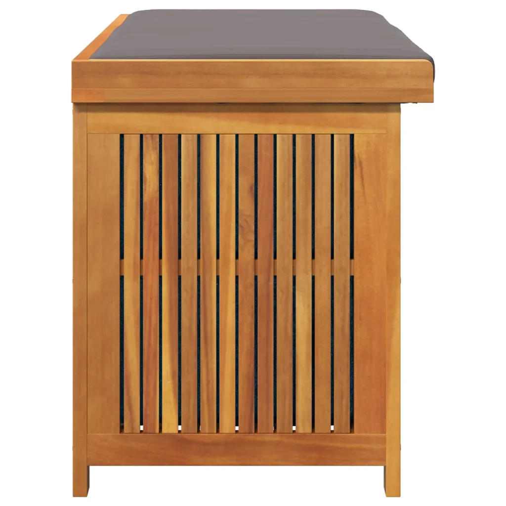 Scatola Cuscini da Esterno 113x50x60,5 cm Legno Massello Acacia 4106479 - Image 6