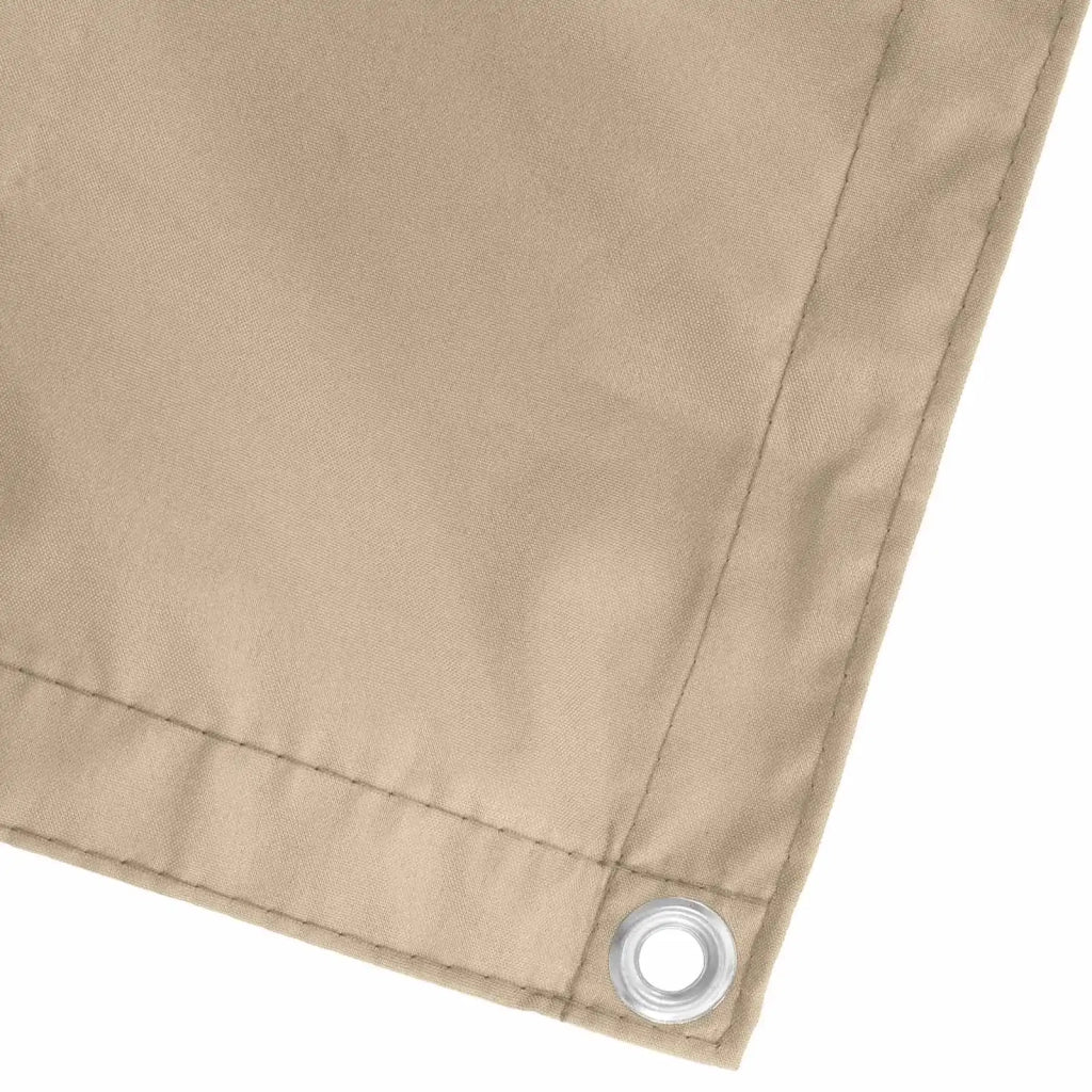 Schermo da balcone Beige 100 x 500 cm Tessuto Oxford 42030680 - Image 3
