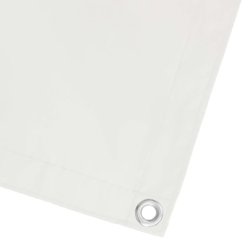 Schermo da balcone Bianco 110 x 600 cm Tessuto Oxford 42030613 - Image 3