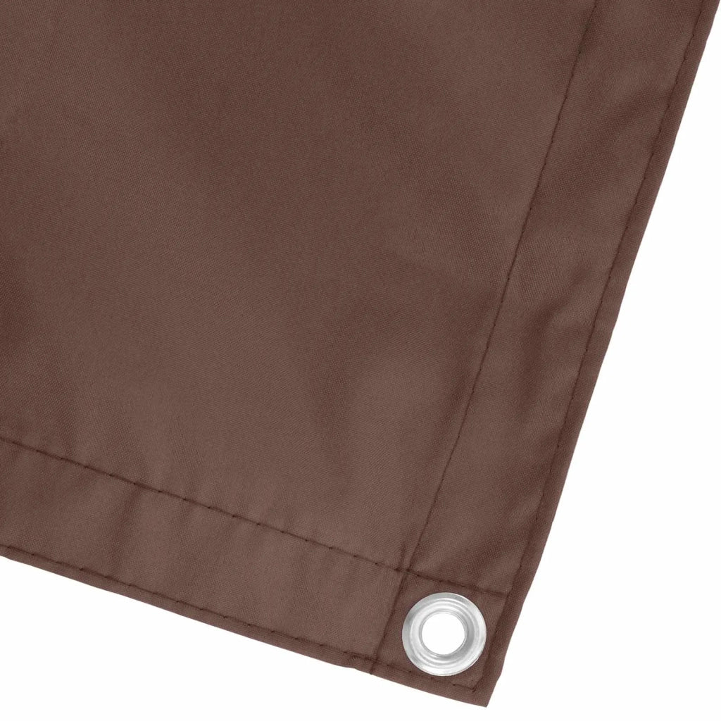 Schermo da balcone Marrone 110 x 200 cm Tessuto Oxford 42030875 - Image 3