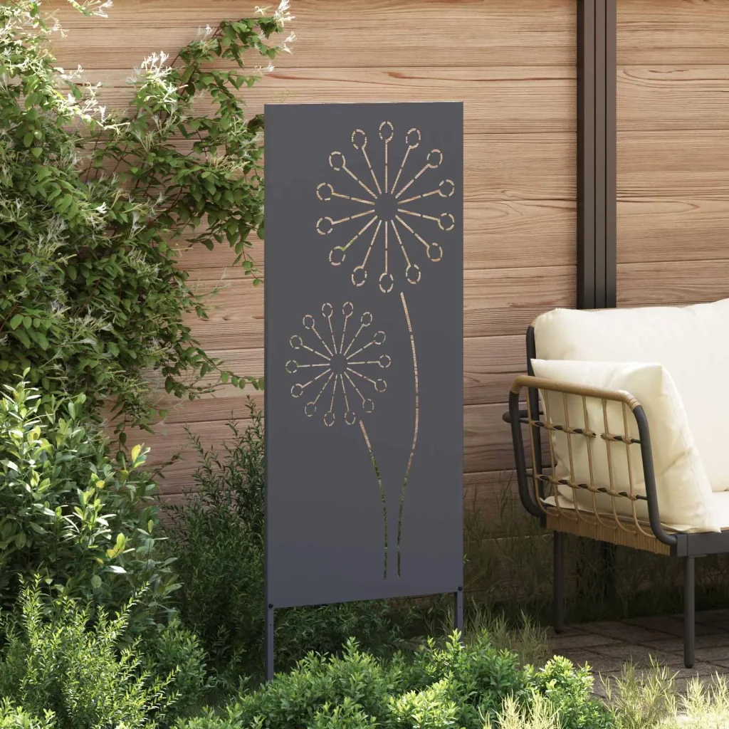 Schermo per privacy in giardino Traforo Antracite 50 x 140 cm 876303 - Image 3