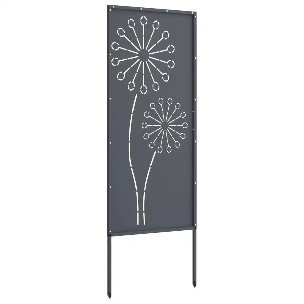 Schermo per privacy in giardino Traforo Antracite 50 x 140 cm 876303 - Image 5
