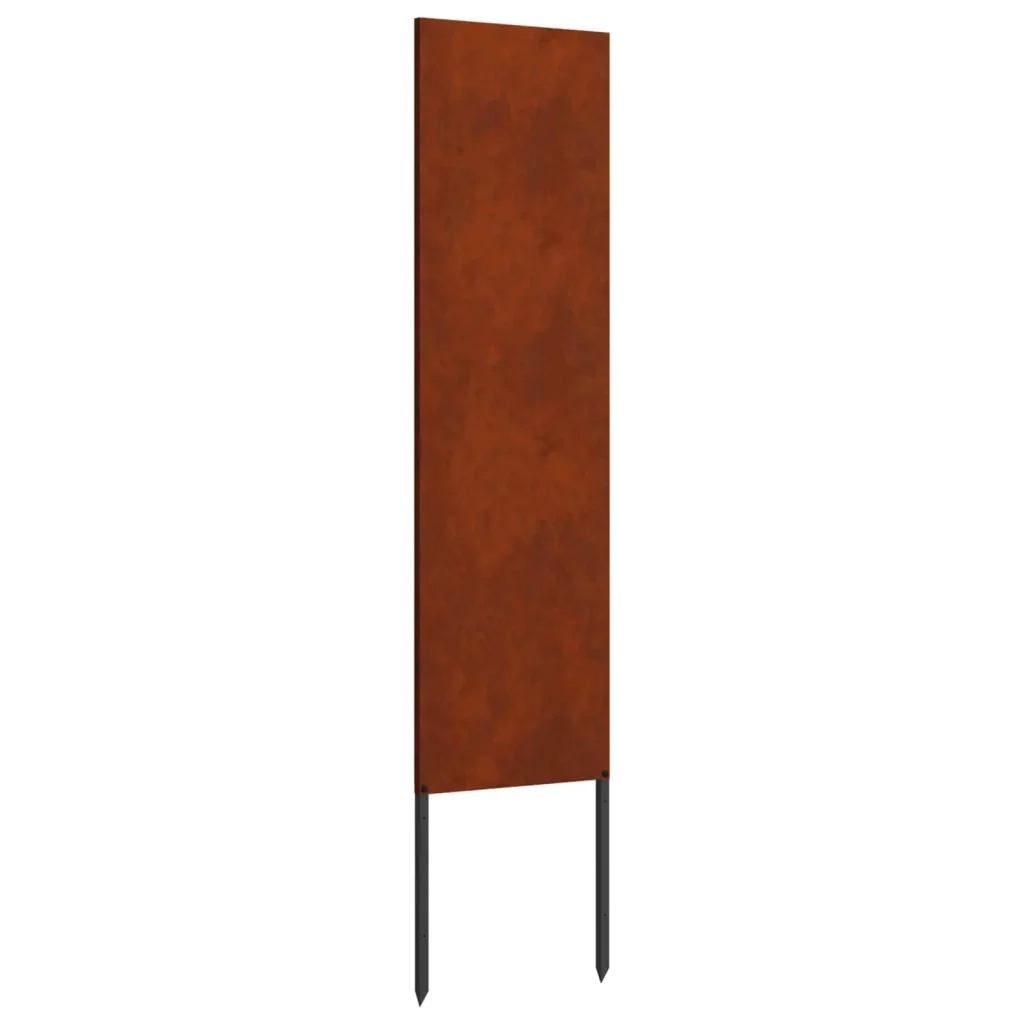 Schermo per privacy in giardino Traforo Ruggine 32 x 140 cm 876223 - Image 2