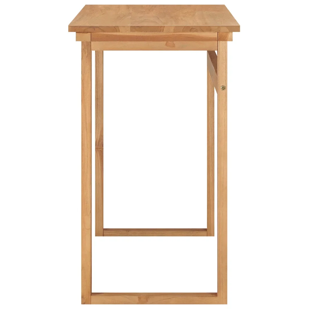 Scrivania 100x45x75 cm in Legno Massello di Teak 325281 - Image 3