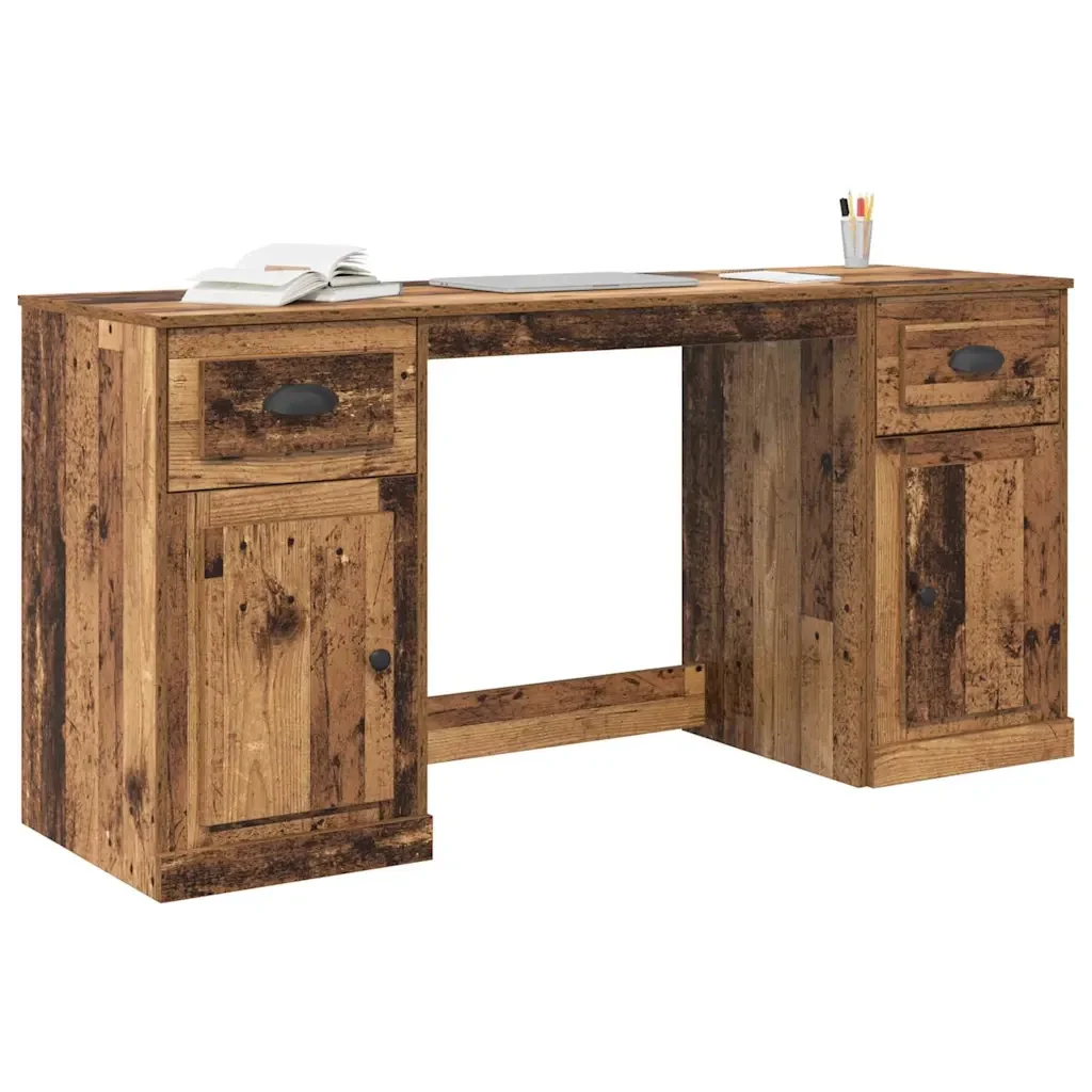 Scrivania con armadietto Legno vecchio 154,5 x 50 x 75 cm 3402677 - Image 3