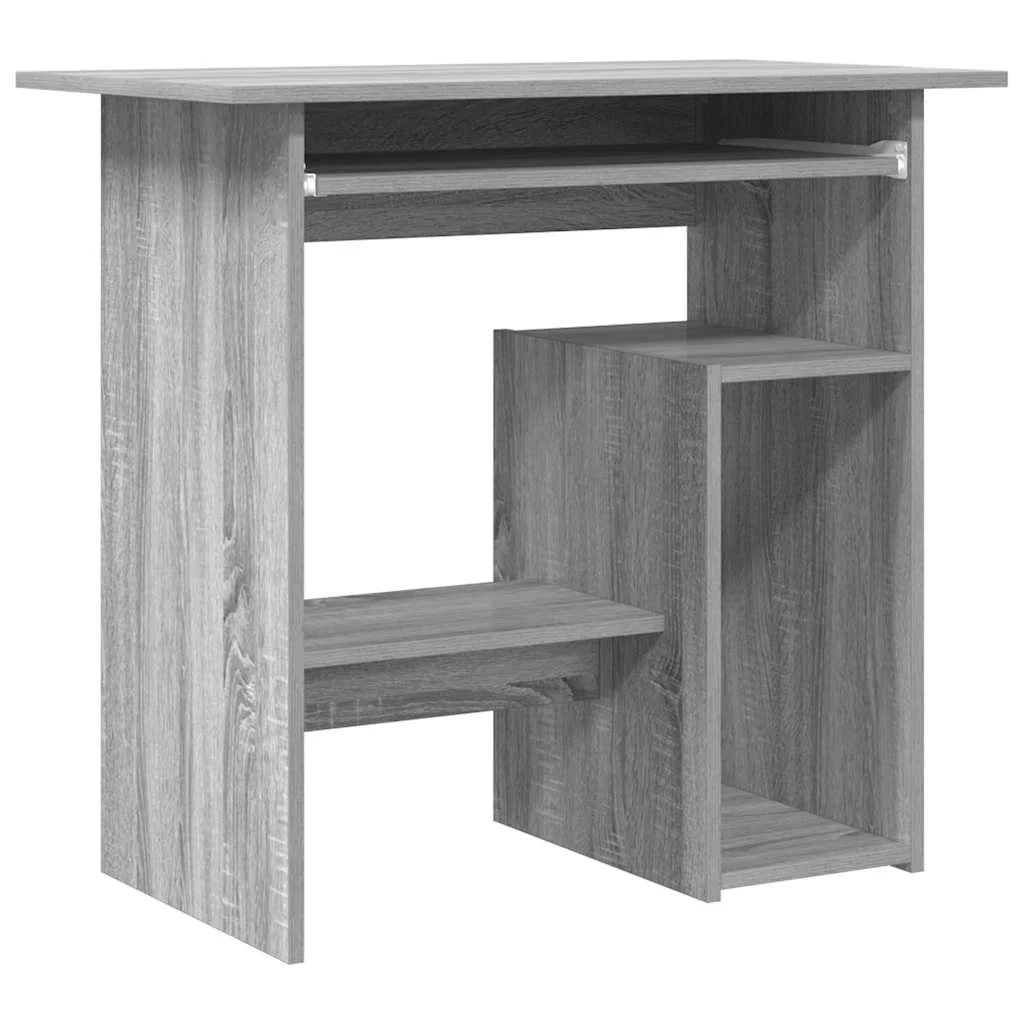 Scrivania Grigio Sonoma 80x45x74 cm in Legno Multistratocod mxl 79479 - Image 2