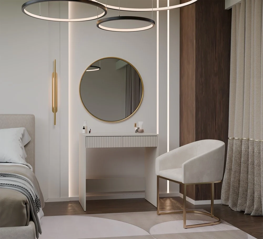 Scrivania MARINA 2s slim cashmere per ufficio e studio - Image 3