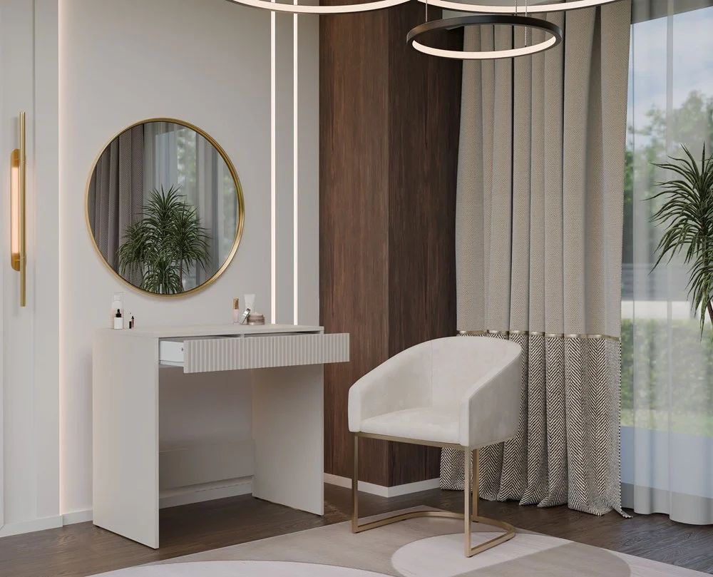Scrivania MARINA 2s slim cashmere per ufficio e studio - Image 4