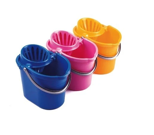 Secchio acqua pulizia con strizzatore ovale golden Vari Colori - Image 2