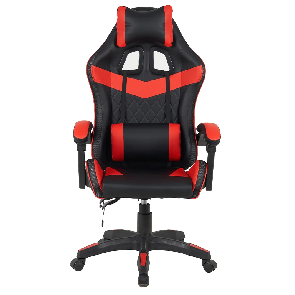 Sedia da Gaming con Led RGB Altezza Regolabile 106-116 cm in Pelle PU Rosso e Nero - Image 4