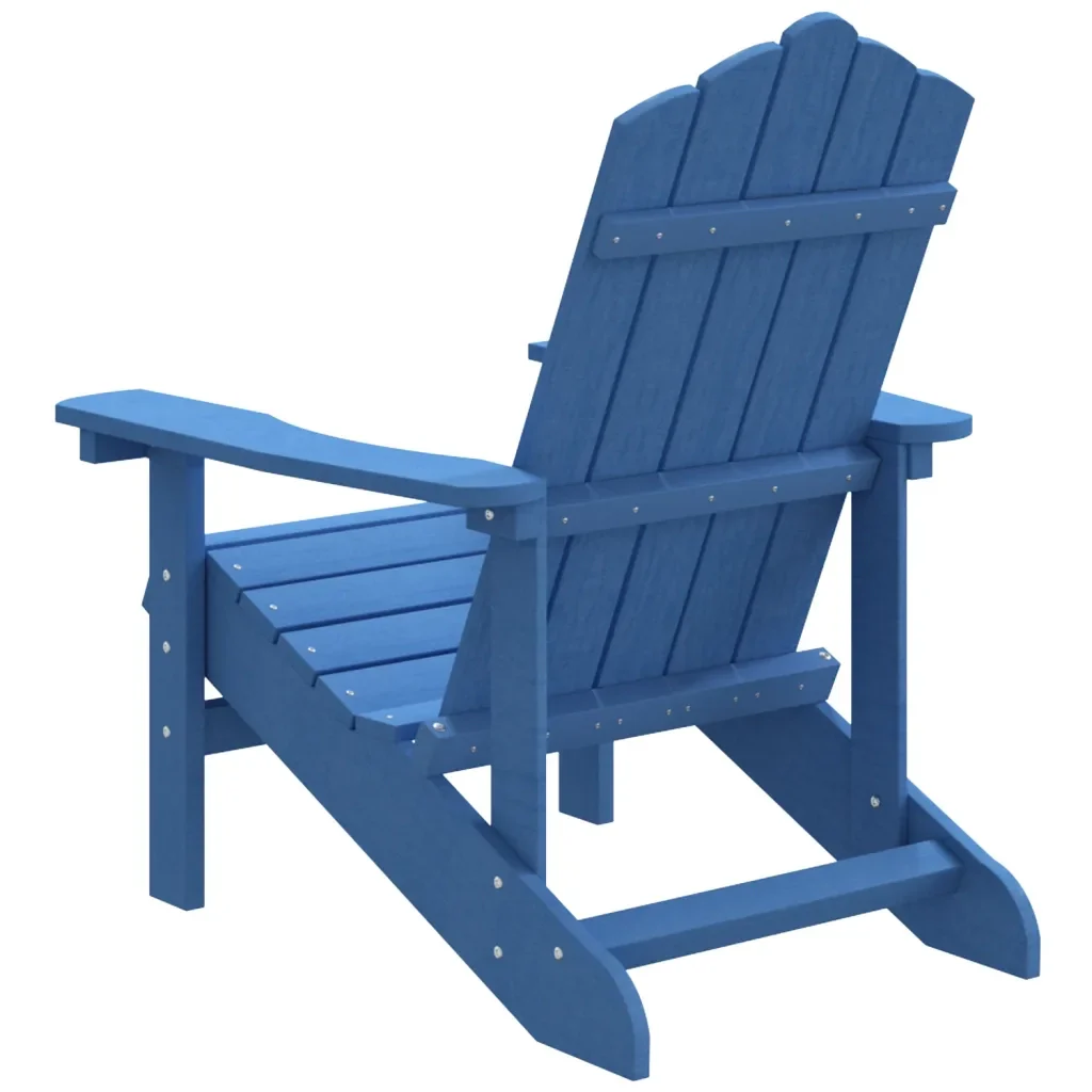 Sedia da Giardino Adirondack Blu Acqua in HDPE 318640 - Image 5