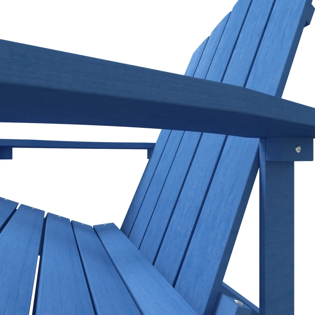 Sedia da Giardino Adirondack Blu Acqua in HDPE 318640 - Image 6