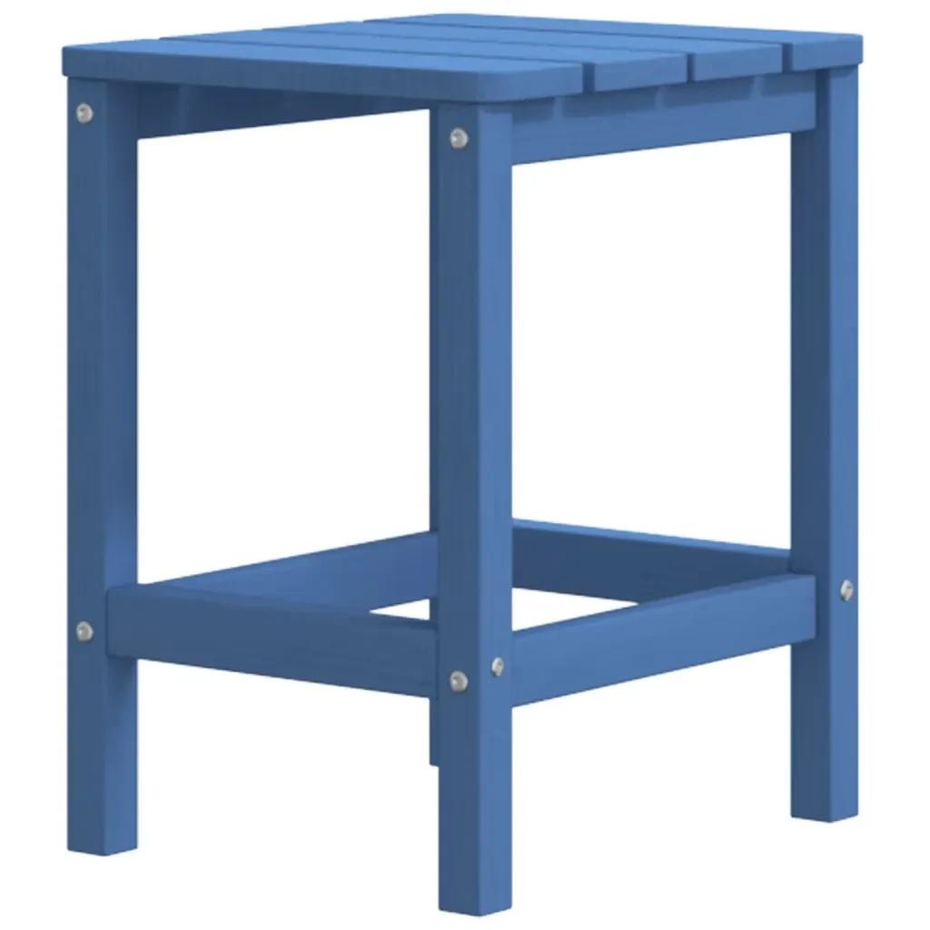 Sedia da Giardino con Tavolo Adirondack in HDPE Blu 3095703 - Image 5
