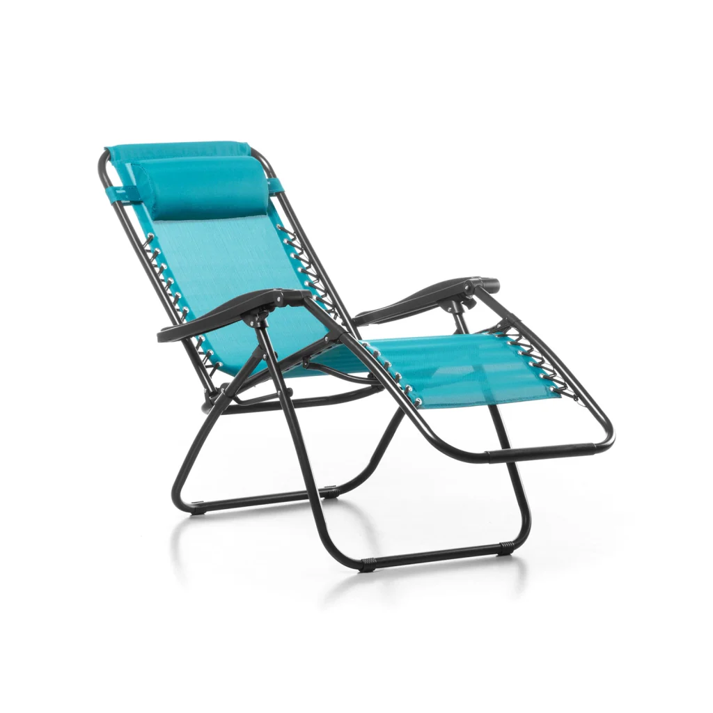 Sedia Sdraio da Giardino Gran Relax 88x65x110 cm in Textilene Verde Petrolio - Image 2