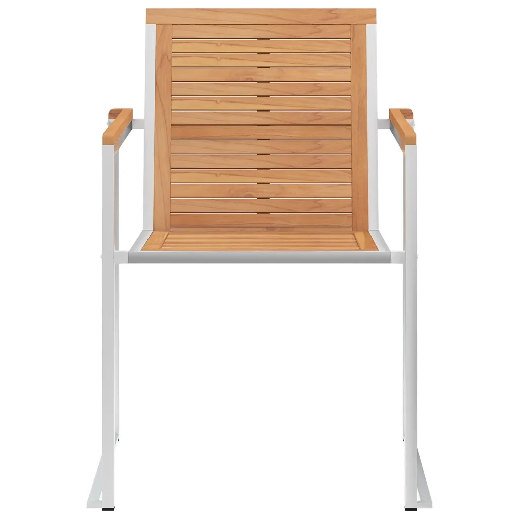 Sedie da Giardino con Cuscini 6 pz in Legno Massello di Teak 3078597 - Image 4