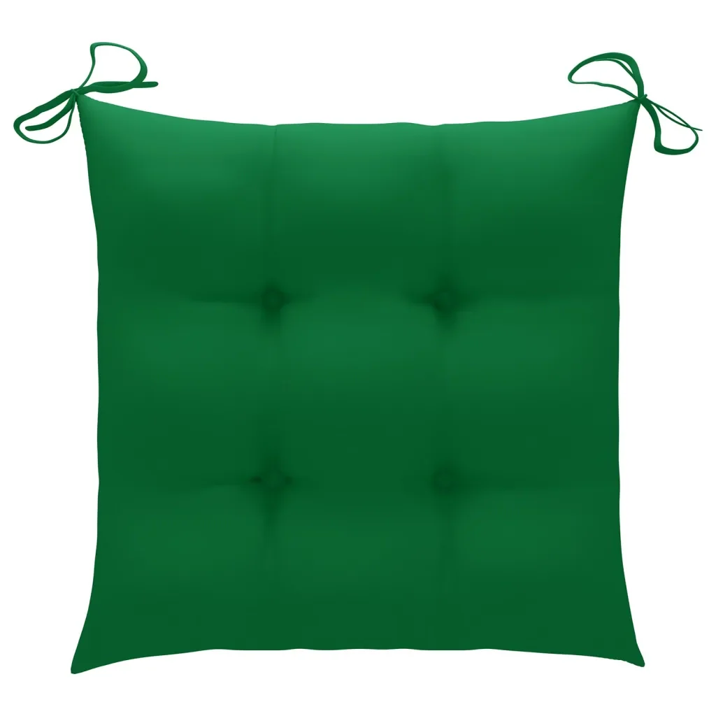 Sedie da Giardino con Cuscini 6 pz in Legno Massello di Teak 3078601 - Image 9