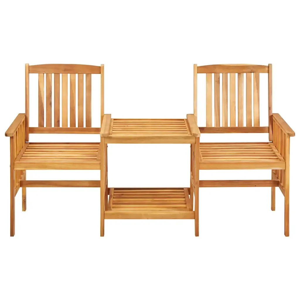 Sedie da Giardino con Cuscini e Tavolino in Massello di Acacia cod mxl 36285 - Image 3