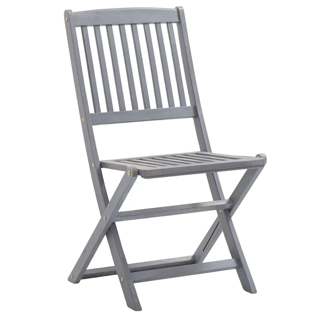 Sedie da Giardino Pieghevoli 8 pz con Cuscini Massello Acaciacod mxl 96865 - Image 3