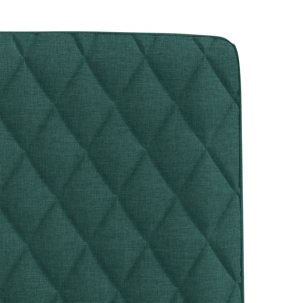 Sedie da Pranzo 6 pz Verde Scuro in Tessuto 3315496 - Image 6