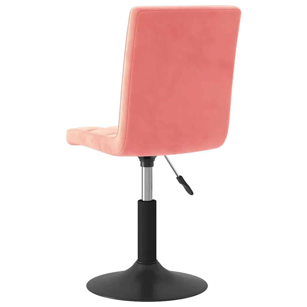 Sedie da Pranzo Girevoli 4 pz Rosa in Velluto 3089294 - Image 6