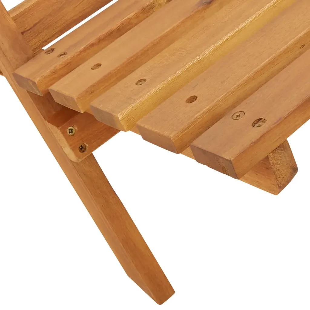 Sedie Giardino Pieghevoli 6pz Tortora Tessuto e Legno Massello 3214644 - Image 9