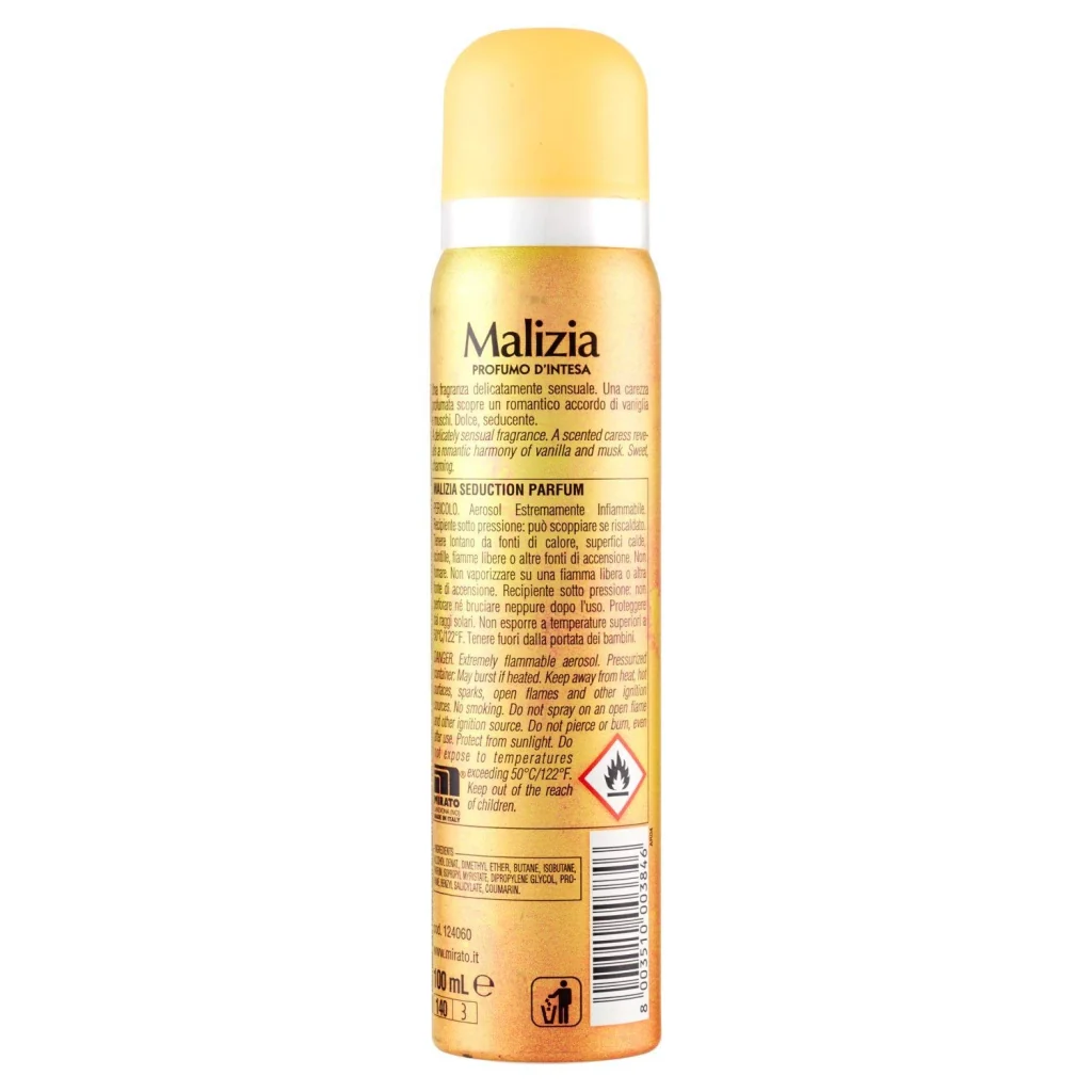 SET 12 MALIZIA DEODORANTE SPRAY DONNA 100 ML VANILLA - Image 8