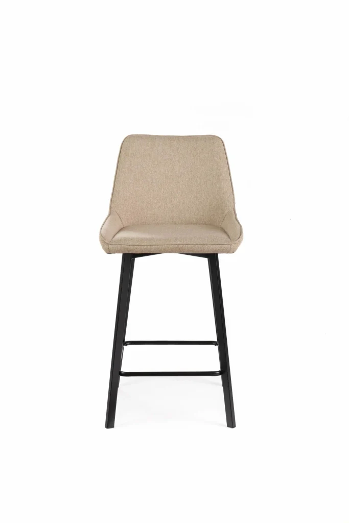 Set 2 Sgabelli 50x44xH94 cm in Tessuto Fox Beige - Image 4
