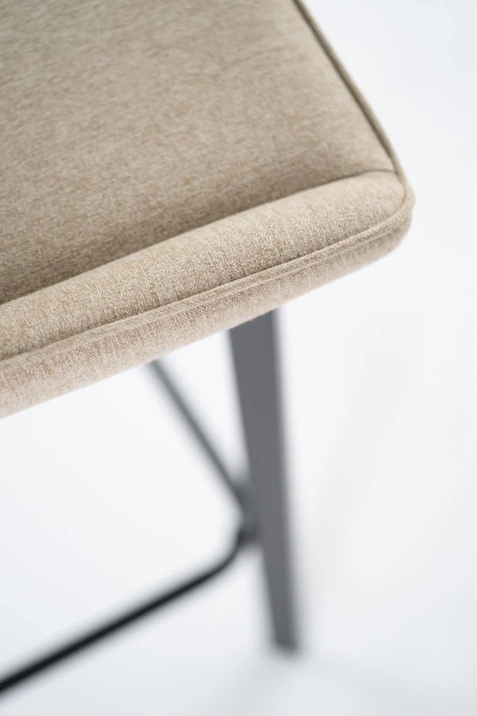 Set 2 Sgabelli 50x44xH94 cm in Tessuto Fox Beige - Image 6