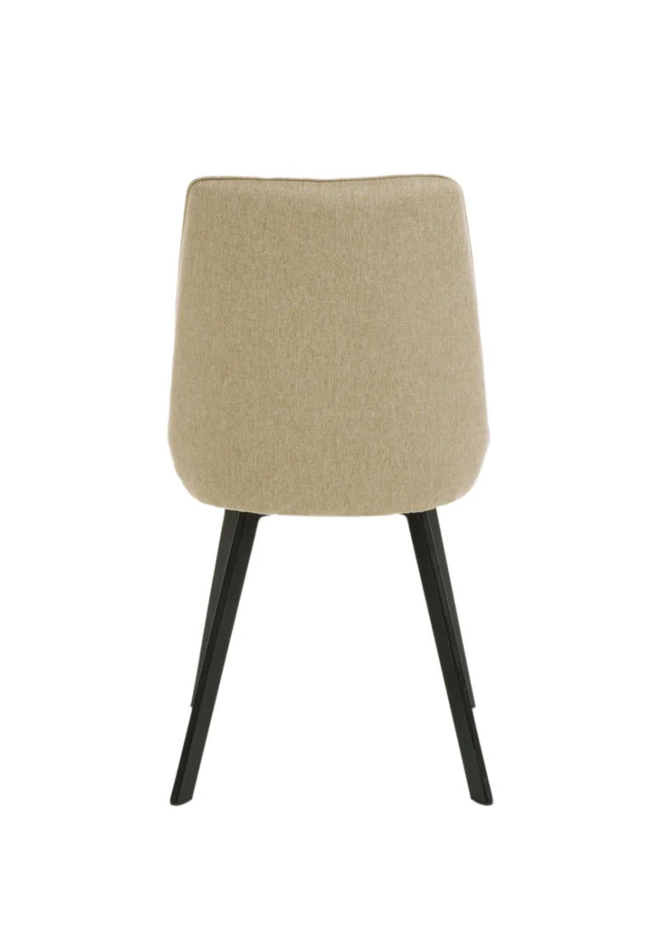 Set 4 Sedie 48x60xH87 cm in Microfibra Fox Beige - Image 5