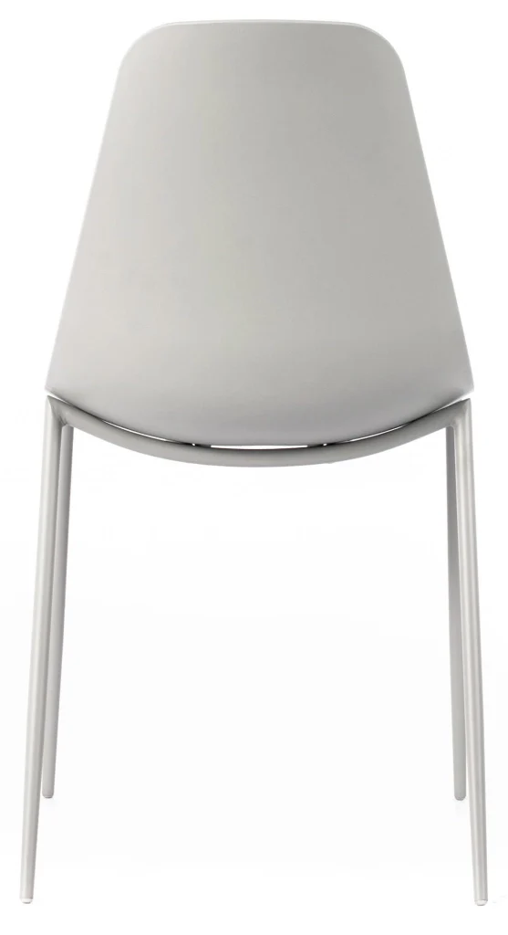 Set 4 Sedie 49x48,5x88 cm in Polipropilene Grigio Chiaro - Image 6