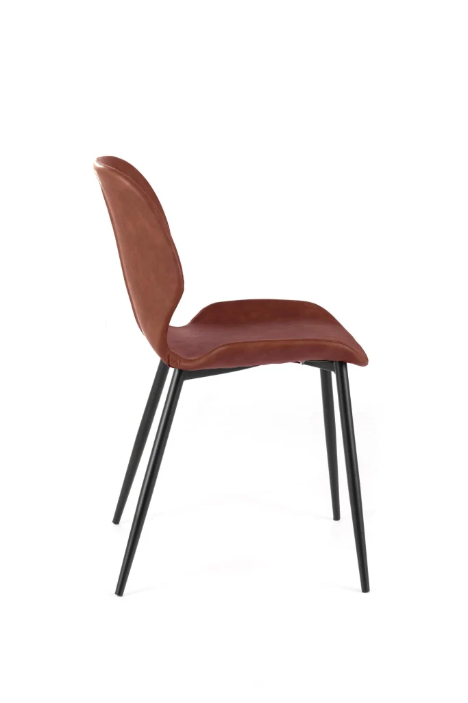 Set 4 Sedie 55x45xH83 cm in Soft-Touch Diana Cuoio - Image 4