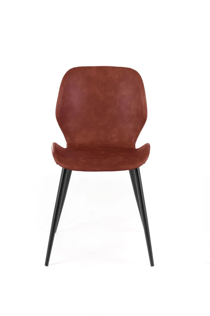 Set 4 Sedie 55x45xH83 cm in Soft-Touch Diana Cuoio - Image 6